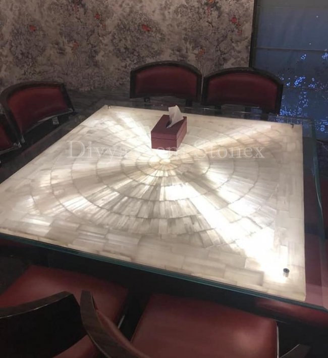 Selenite Table